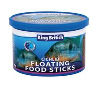 King British Cichlid Floating Food Sticks (with Ihb) 100g (Pack of 6)