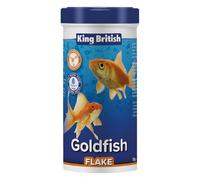 King British | Goldfish Flake 55g | Multi-Vitamin Complete Food | Clear Water Formula Natural Ingredients | For Goldfish & Other Cold Water Fish