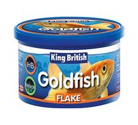 King British | Goldfish Flake With Immuno Health Booster | Complete Food for Coldwater Fish | Helps Prevent Infection and Disease | Includes Essential Vitamins | 28g