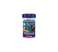 King British | Tropical Fish Flake 12g | Multi-Vitamin Complete Food | Clear Water Formula Natural Ingredients | For Tropical & Other Aquarium Fish
