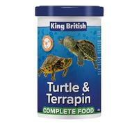 King British | Turtle & Terrapin Complete Food | 200g Tub | Rich in Vitamins & Minerals Natural Ingredients | Contains a Variety of Shrimp, Gammarus & Krill