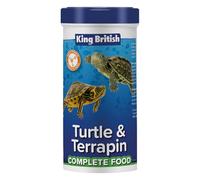King British - Turtle & Terrapin Complete Food - 80g Tub - Rich in Vitamins & Minerals Natural Ingredients - Contains a Variety of Shrimp, Gammarus & Krill
