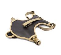 King Buck Premium No-Pull Leather Harness, Leather, S/M, KB-LTRHRNS-LTR-S/M-1