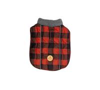 King Buck Quilted Dog Jacket, Buffalo Red, M/L, KB-QJKT-RDBFL-M/L-1