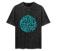 King Buffalo Mens T-Shirt Black Graphic Unisex Tee Shirt L
