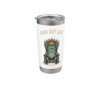 King But Sad - Funny Frog King Meme Retro Cartoon Stainless Steel Insulated Tumbler