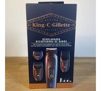 Gillette 8083702 King Beard Trimmer + 3 Combs for Adults, Ideal for Everyday use