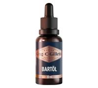 King C. Gillette Beard Oil with Argan Oil, Jojoba Oil, Avocado Oil, Almond Oil and Macadamia Seed Oil for Ideal Beard Care, Men's Beard Oil, 30 ml