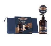 King C. Gillette Beard Regimen Kit for Men, Face and Beard, 3in1 Wash 350ml and Softener 100ml, Cleansing and Conditioning