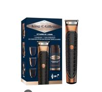 King C. Gillette beard trimmer kit moisturizing care
