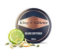 King C. Gillette Beard Balm for Men, 100 ml, with Cocoa Butter, Argan Oil & Shea Butter, Facial Hair Moisturiser