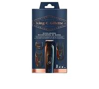 King C. Gillette Men's Beard Trimmer Kit, 1 Head, 3 Adjusting Combs, 1 Brush, 1 Charger, Electric Beard Razor, Men's Gift Idea Professional Kit