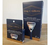 King C. Gillette Neck Razor and extra Razor Refills Precision for men It/Es