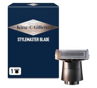 King C. Gillette Style Master Razor Blades Men, One 4-Directional Metal Razor Blade Refill, Compatible with Style Master Cordless Stubble Trimmer