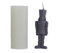 King Candle Silicone Mold Nutcracker Statue Easily Unmold Epoxy Casting