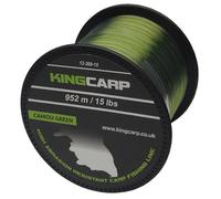 KING CARP - 1/4 lb Spools of CAMOU GREEN Bulk Extra Strong Monofilament Carp & Specimen Coarse Fishing Line - comes in 10, 12, 15 & 20lbs breaking strains (12lbs)