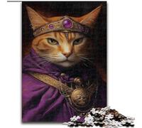 King Cat 1000 Pieces Jigsaw Puzzles for Adults And Teens, Toy Intellectual Game Artists Collection, Fine Art (26x38cm)