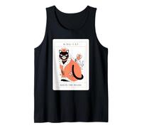 King Cat Rules The House (Funny Graphic) Tank Top