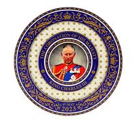 King Charles III Coronation 3D Wood Fridge Magnet Commemorative Memorabilia Souvenirs Gift Home Deco (By LILAJ)