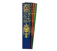 King Charles III Coronation Leather Bookmark with Oval Stone (1 Supplied)