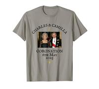 KING CHARLES III & QUEEN CAMILLA ROYAL CORONATION 2023, UK T-Shirt