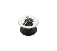 King Charles Playing Electric Guitar Rock Music UK England PopSockets Adhesive PopGrip