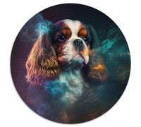 King Charles Spaniel 1000 Piece Jigsaw Puzzles for Adults Puzzles for Adults Fun at Home Activities, Birthday Present, Travel Gifts 67.5x67.5cm