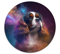 King Charles Spaniel 1000 Piece Puzzle Jigsaw Puzzles for Adults Perfect for Teenagers, Family Bonding, Brain Teaser & DIY Home Decor Gift 67.5x67.5cm