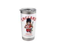 King Charles Spaniel Dog London King's Guard England Flag Stainless Steel Insulated Tumbler