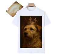 King Charles T-shirt, King dog T-shirt, various patterns and styles (1PCS-F,M)