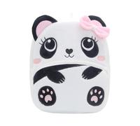 KING CHEER Cute Mini Toddler Backpack for Boys and Girls, Small Plush Kids Rucksack Backpack for Nursery, Preschool, Kindergarten, Travel(Cute Panda)