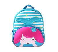 KING CHEER Toddler Backpack Nursery Rucksack for Boys & Girls Soft Neoprene Lightweight Mini Rucksack for Nursery Pre-School(Mermaid)