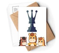 King Chess Strategy Game Roy Monarch Postcards Envelopes Cards Mailing Year Horse