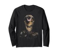 King Cobra Snake Head Reptile Wildlife Nature Snake Long Sleeve T-Shirt