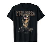 King Cobra Snake Head Reptile Wildlife Nature Snake Value Graphic T-Shirt