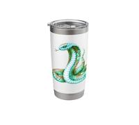 King Cobra Snake Magic Green Serpent Stainless Steel Insulated Tumbler