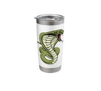 King Cobra Snake Mascot Design Stainless Steel Insulated Tumbler