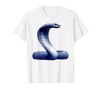 King Cobra Snake x Snake Serpent Cobra Sketch Value Graphic T-Shirt, Men, White, M