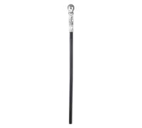 King Cobras Cane Egyptian Style Rod for Halloween Cosplay Costume Accessory Props King Scepter Egyptian Cobras Employees, Silver Round Head, One Size
