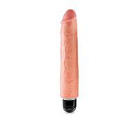 King Cock 10" Vibrating Stiffy Light 25.5 cm