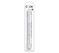 King Cock 18" Double Dildo Clear 46x4.3 cm
