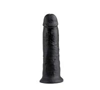 King Cock 25.4 cm Black Dildo