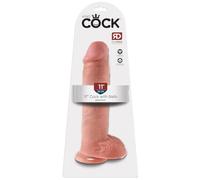 King Cock 28 cm Flesh Dildo with Balls