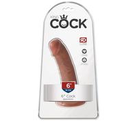 King Cock 6" Cock Tan 6 Inch