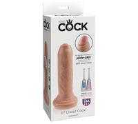 King Cock 6" - Realistic Dildo (15 cm) - Natural