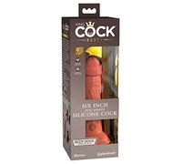 King Cock Elite 6 Inch Dual Density Dildo Caramel