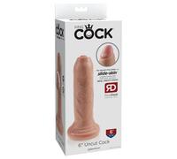 King Cock 6 Inch Flesh Uncut Cock Dildo