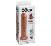 Pipedream Dildo King Cock Big – Realistic Uncut Real Feel Tan Skin 7-inch