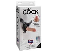 King Cock King Cock Strap-On Harness with Uncut Flesh, 7-Inch
