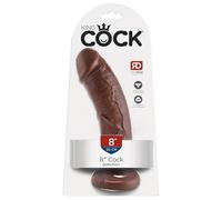 King Cock 8" Dildo (20 cm, brown)